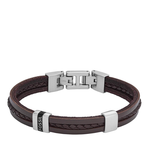 Fossil Leather Essentials Leather Strap Bracelet Bracelet