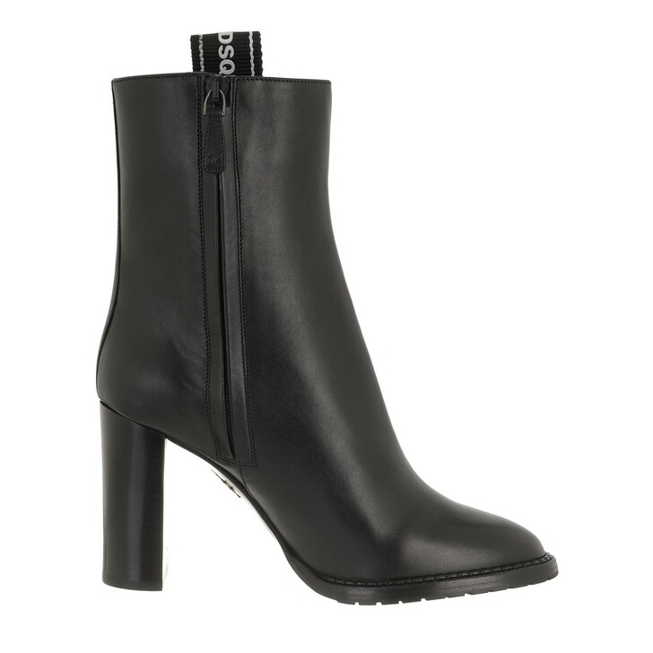 Dsquared2 Logo Band Ankle Boots Black | Enkellaars | fashionette