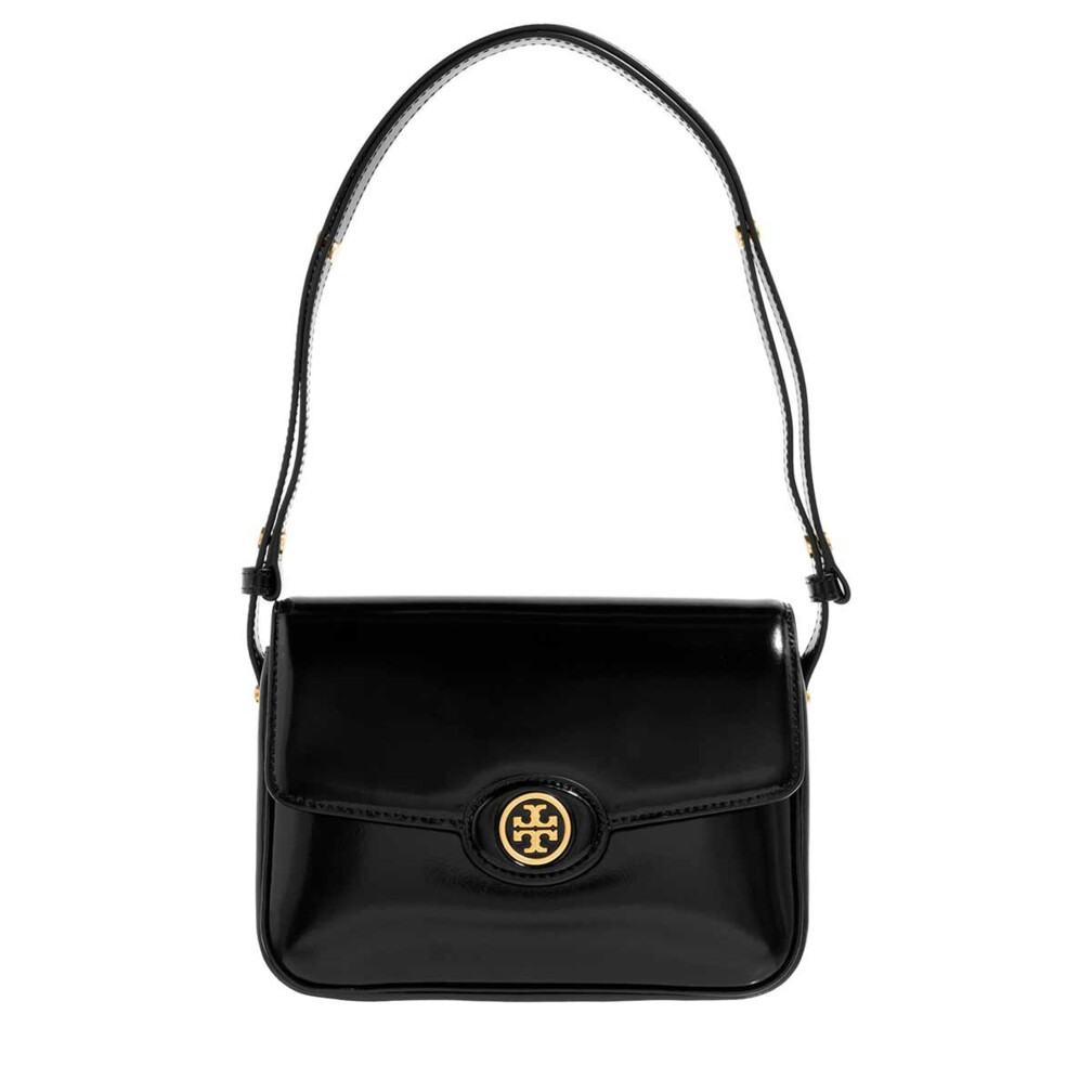 Tory Burch Robinson Spazzolato Convertible Shoulder Bag Dark Sienna ...