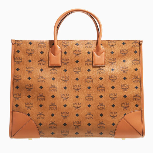 MCM Munchen Tote Xlarge Cognac Tote