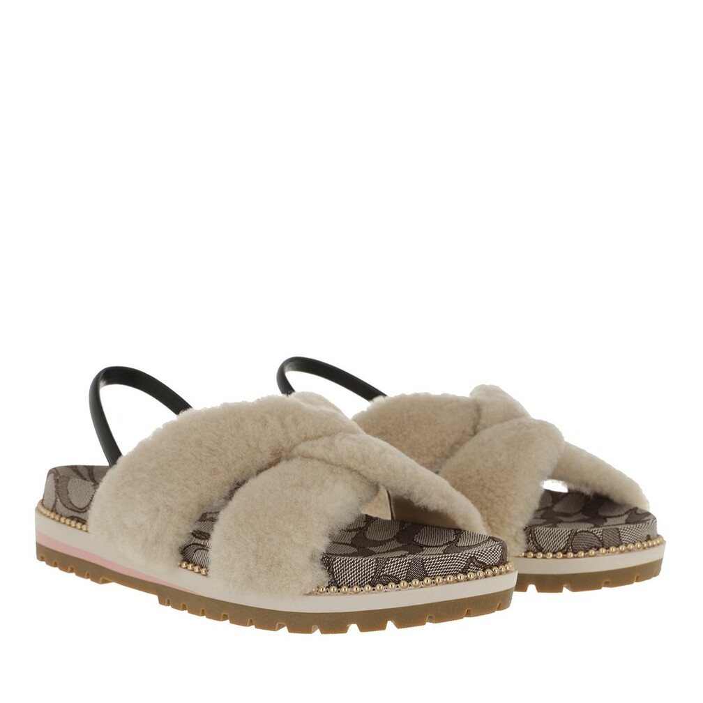 tally shearling sandals