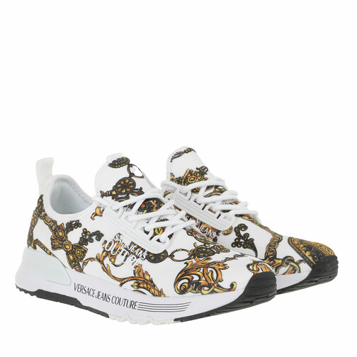 Versace Jeans Couture Sneakers Shoes White/Gold LowTop Sneaker