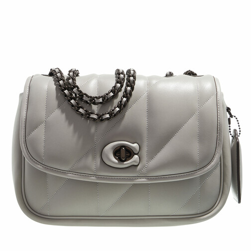 Coach Quilted Pillow Madison Shoulder Bag Grey Crossbody Bag