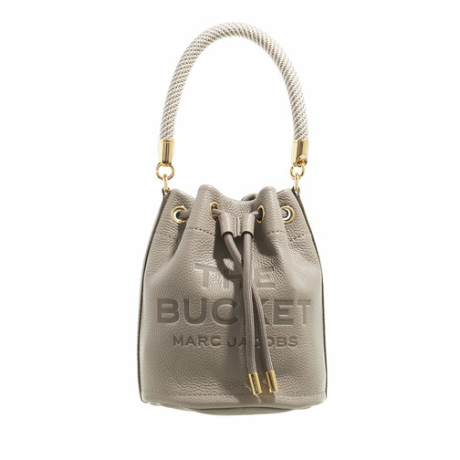Marc Jacobs The Leather Bucket Bag Cement Bucket Bag