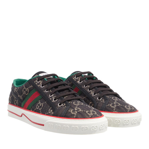 Gucci 1977 Tennis Sneakers Black/Ivory/Multi LowTop Sneaker