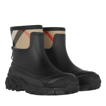 Burberry Boots Black/Archive Beige | Regenlaarzen | fashionette