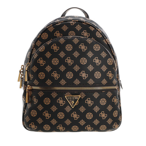 Guess Manhattan Large Backpack Mocha Logo Backpack
