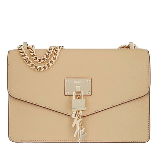 DKNY Elissa Large Shoulder Flap Jute Crossbody Bag