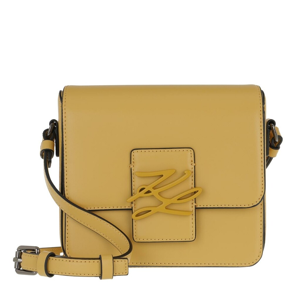 Karl Lagerfeld K/Autograph Crossbody A997 Black/Gold Crossbody Bag