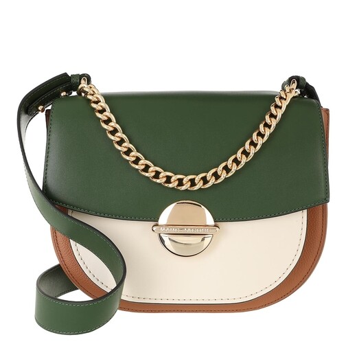 Marc Jacobs The Tuck Lock Saddle Bag Dark Green/Multi Satchel