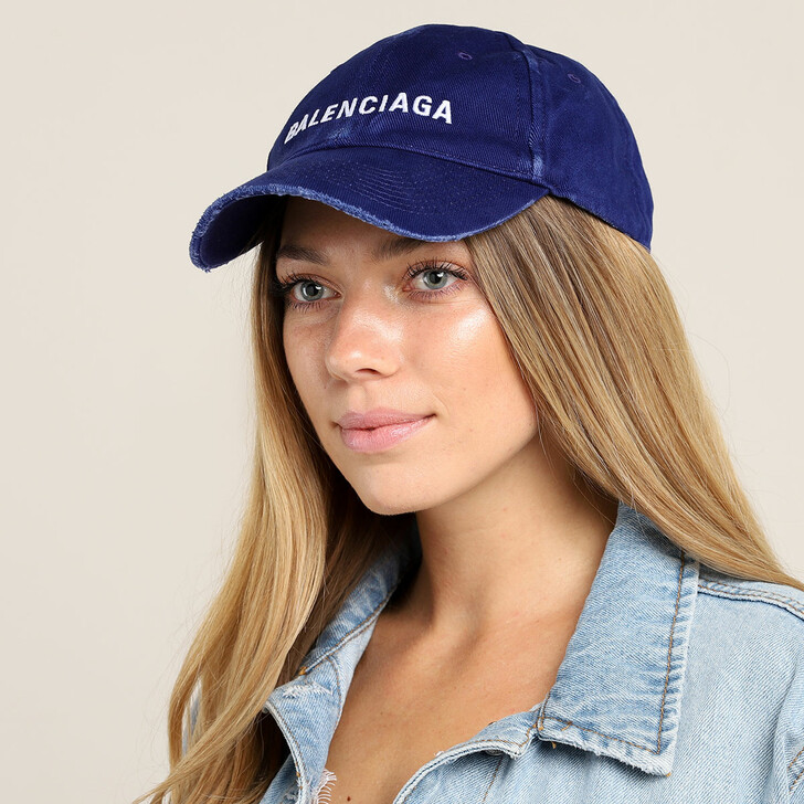 Balenciaga Distressed Embroidered Logo 