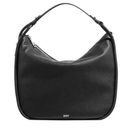 DKNY Phoebe Hobo Black Silver Hobo Bag