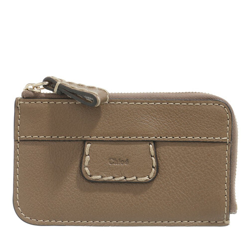 Chloé Small Edith Wallet Army Green Card Case