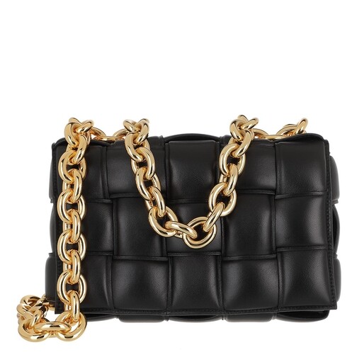 Bottega The Chain Crossbody Bag Leather Black/Gold Crossbody