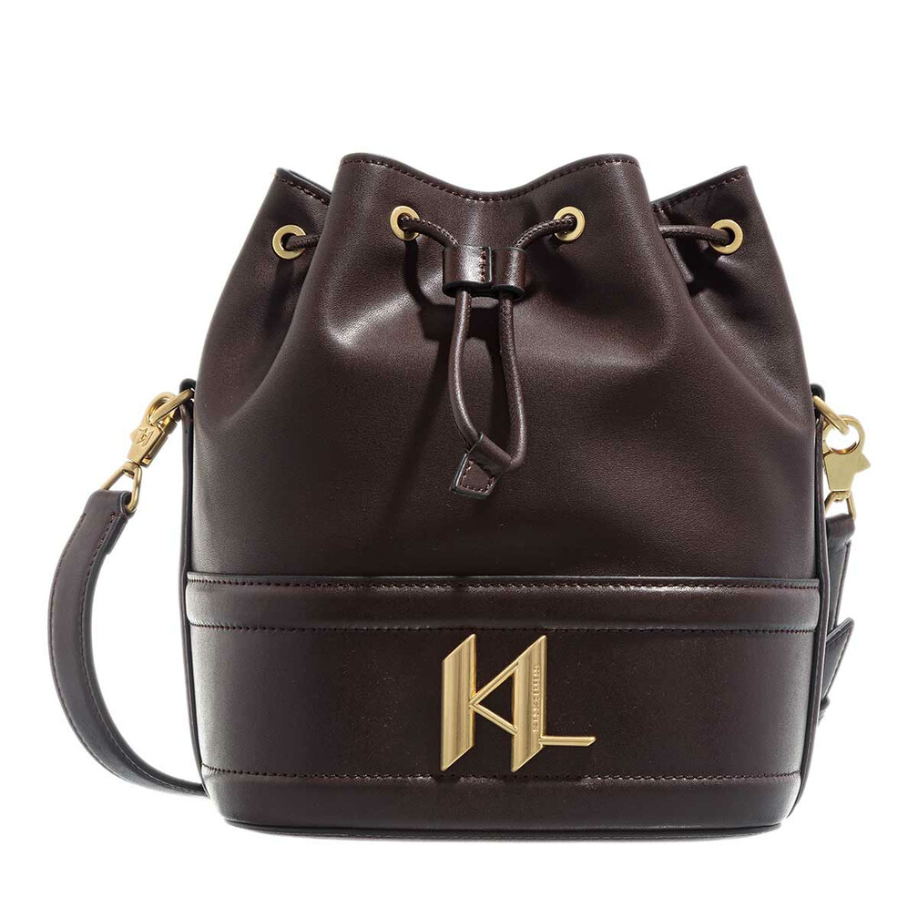 Karl Lagerfeld K/Saddle Bucket Bag Black Bucket Bag