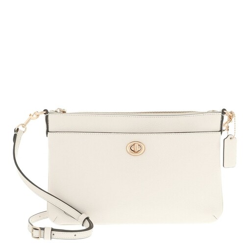 Coach Excl Naw Polished Pebble Polly Crossbody Chalk Crossbody Bag