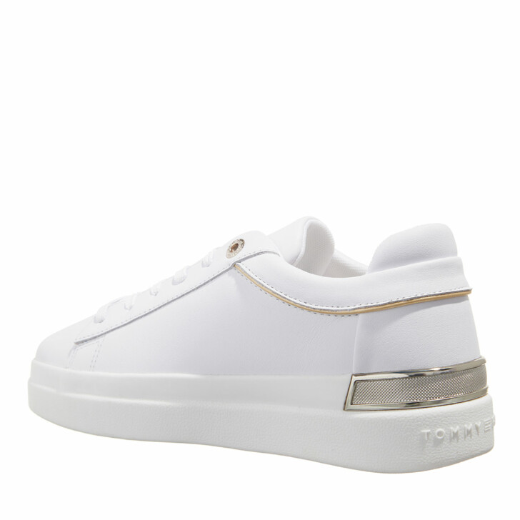 tommy hilfiger metallic platform sneakers