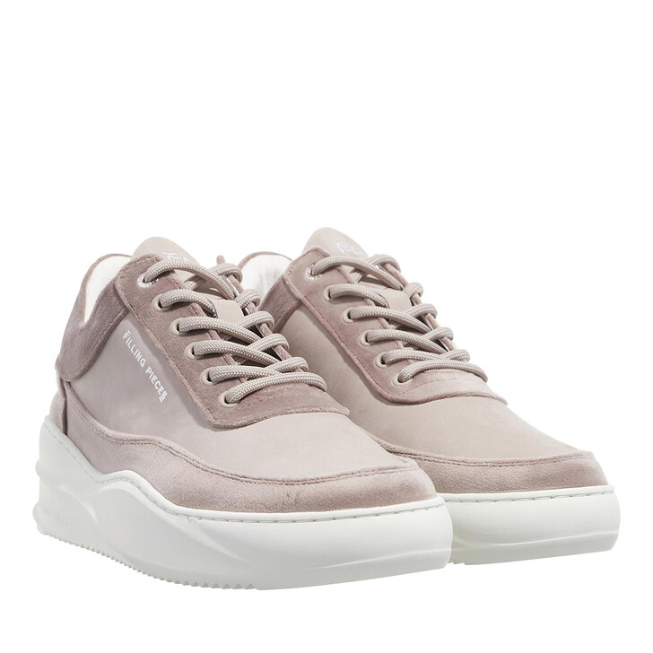 Filling Pieces Low Eva Sky Velvet Silver | lage-top sneaker | fashionette