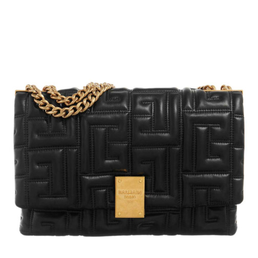 Balmain Medium Shoulder Bag Black Crossbody Bag