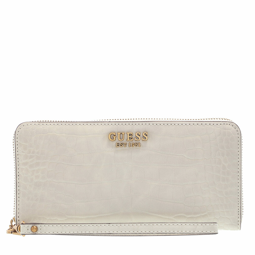 Guess Laurel Slg Large Zip Around White ZipAround Wallet