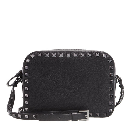Valentino Garavani Rockstud Camera Crossbody Bag Black Camera Bag