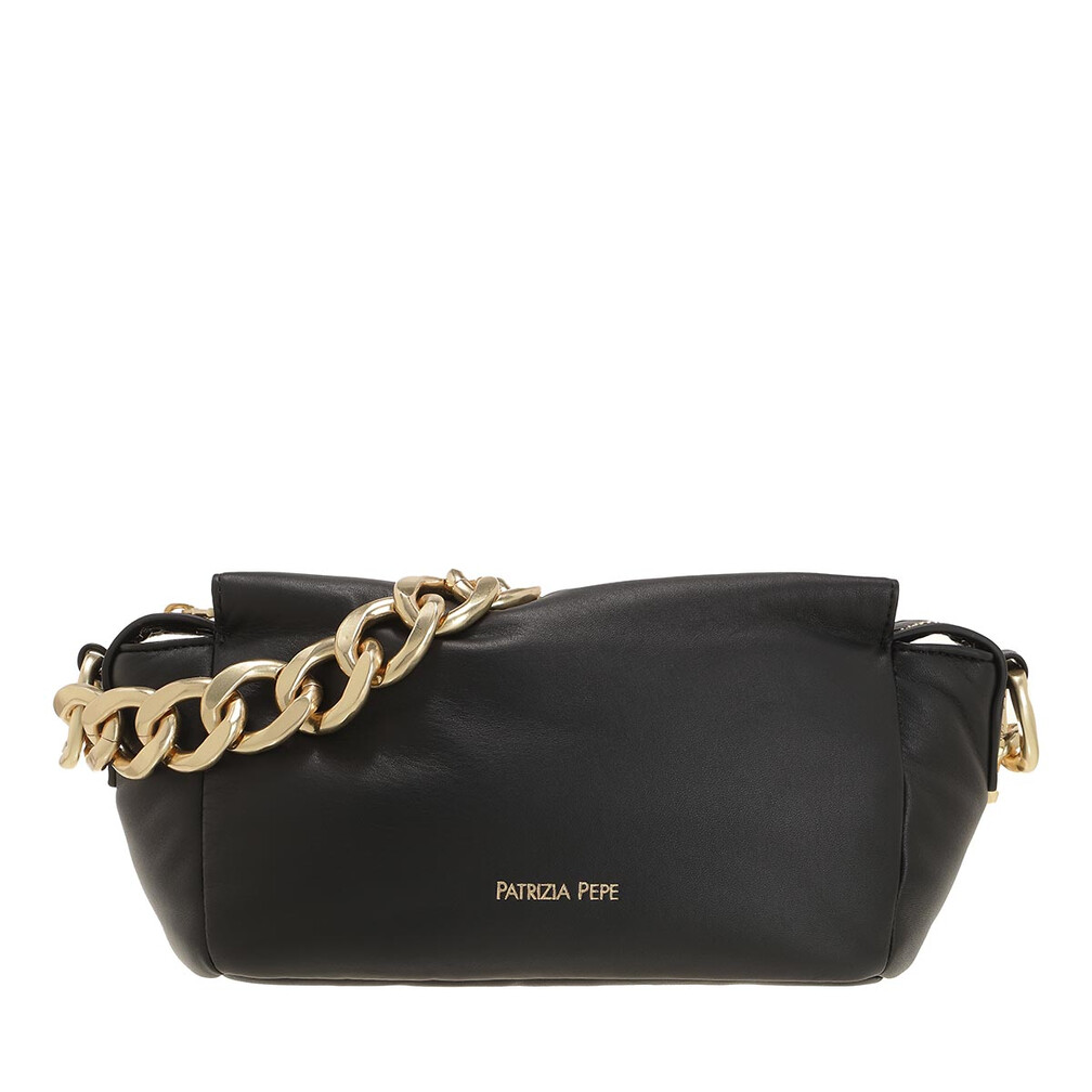 Black Bag Fannos Kleine Handtasche Damen Schwarz - Mini Umhängetasche Aus PU Leder Umhängetasche Schwarz