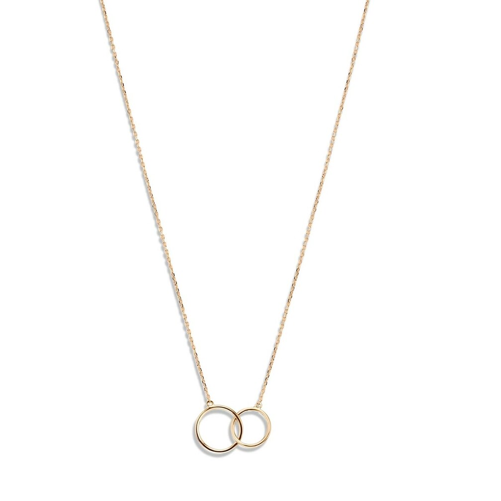 Isabel Bernard Saint Germain Loulou 14 Karat Necklace With Circle White