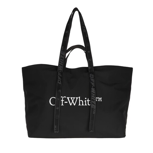 OffWhite Nylon Commercial Tote Black White Tote