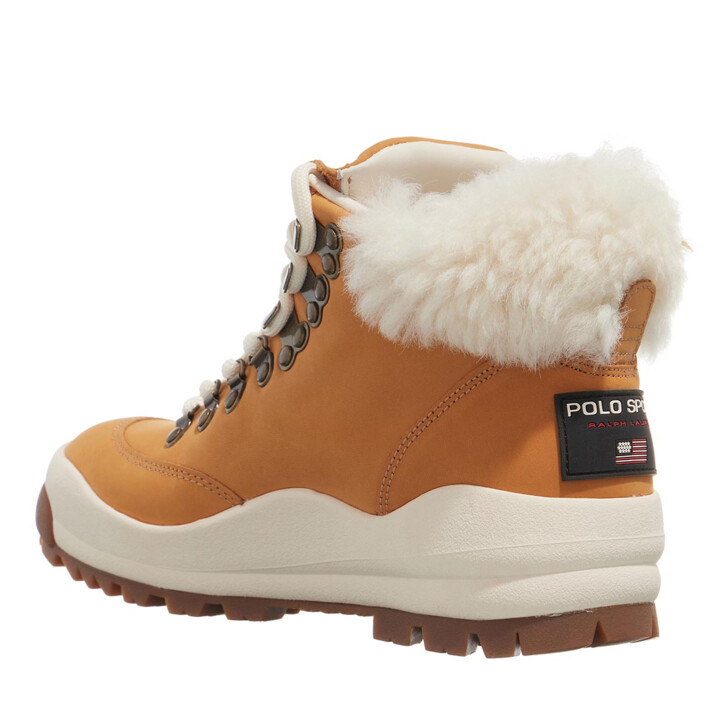 Polo Ralph Lauren Sneakers High Top Lace Wheat | Veterschoenen | fashionette