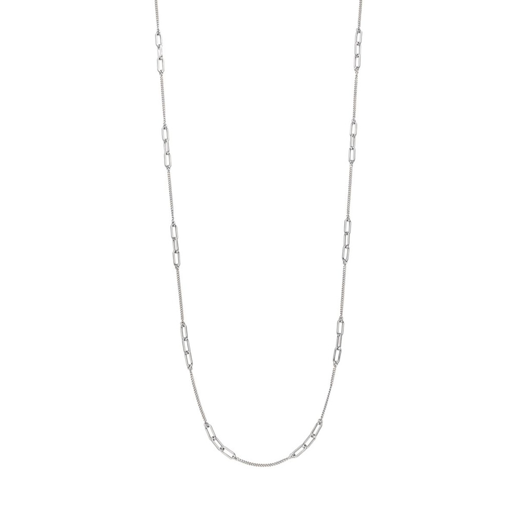 leaf-necklace-cube-55cm-silver-rose-gold-plate-medium-necklace