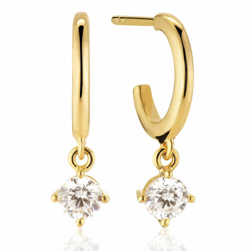 Sif Jakobs Jewellery Belluno Creolo Piccolo Earrings 18K Yellow Gold