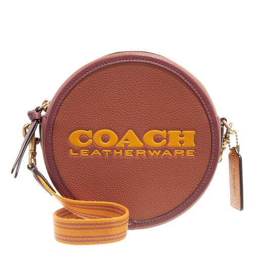 coach kia circle bag in colorblock