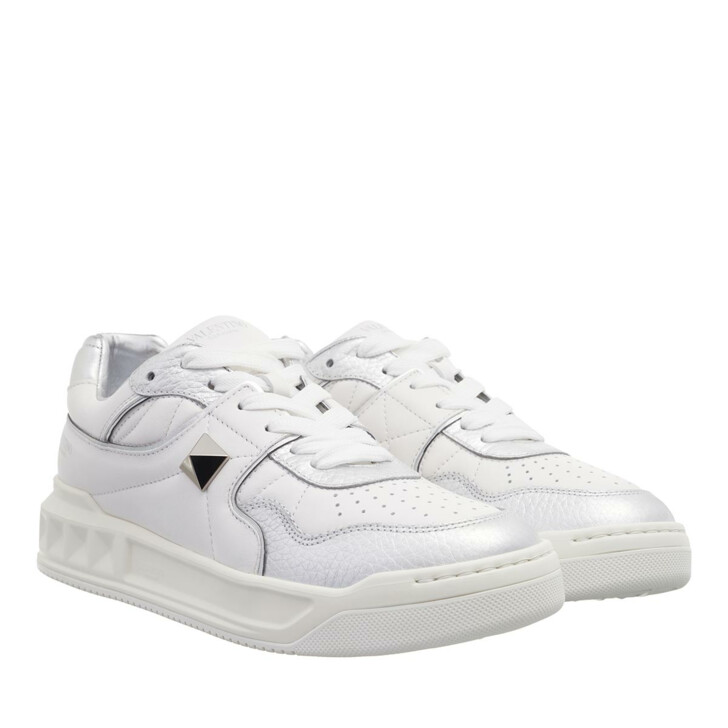 valentino white tennis shoes