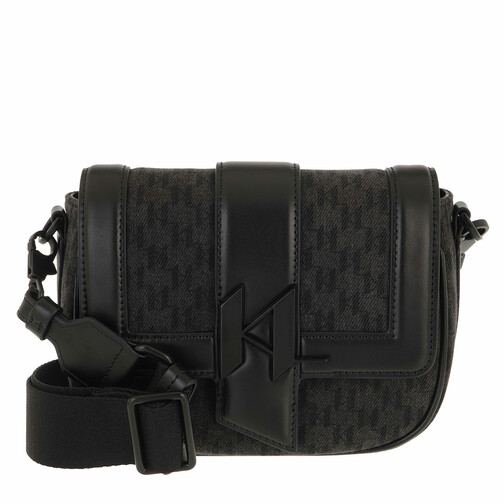 Karl Lagerfeld K/Saddle Bag Mono Dnm Sm Printed Denim Besace
