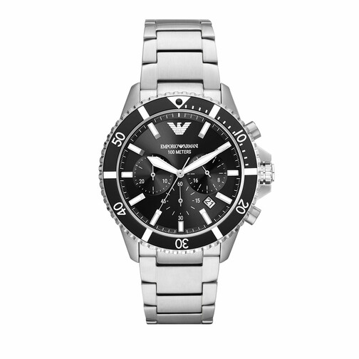 Emporio Armani Chronograph Stainless Steel Watch AR11360 Silver