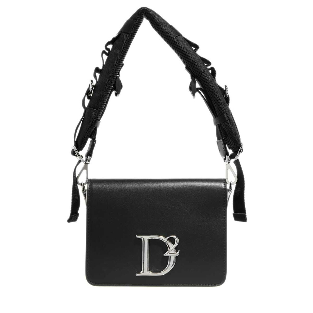 Dsquared2 Technical D2 Statement Shoulder Bag White Crossbody Bag