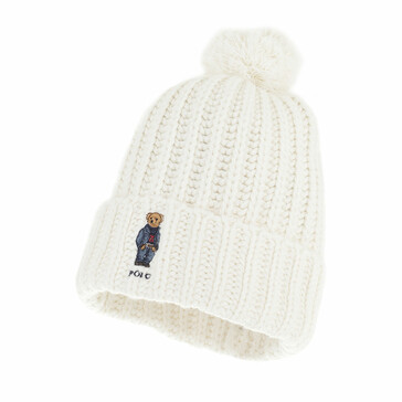 Polo Ralph Lauren Pom Pom Bear Hat Cold 