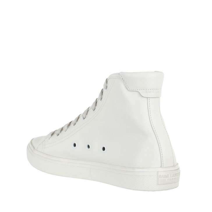 Saint Laurent Malibu Mid Top Sneakers 