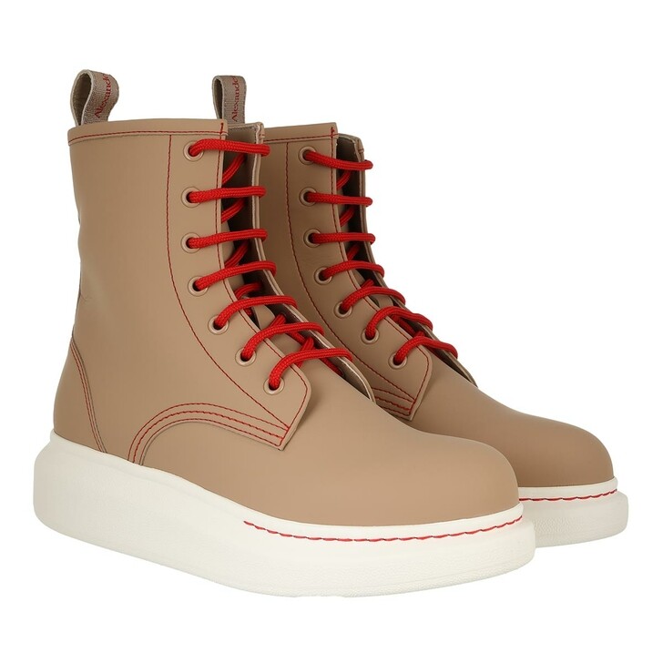 Alexander McQueen Sneakers Leather Multicolor | Laarzen met vetersluiting |  fashionette