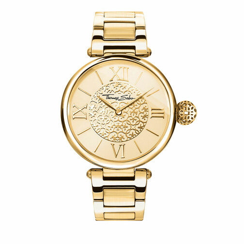 Thomas Sabo Women’s Watch Yellow GoldColoured Orologio al quarzo