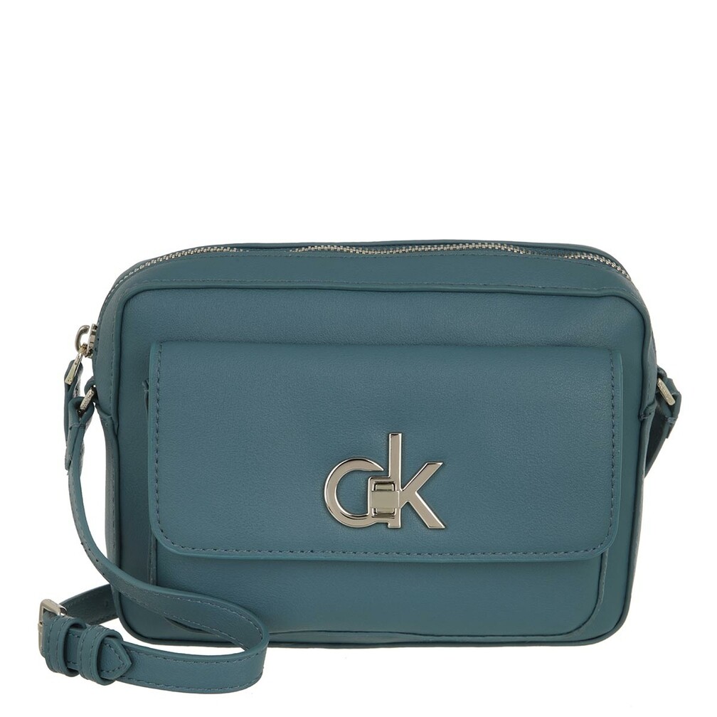 Calvin Klein ReLock Camera Bag With Flap Pkt Large CK Black Marsupio