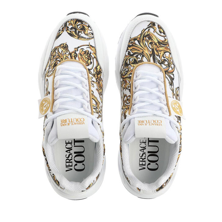 Versace sneakers white gold Clearance