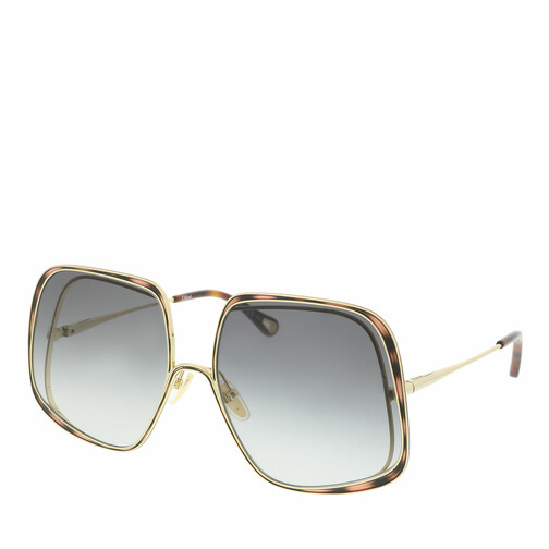 Chloé Sunglass WOMAN METAL GOLDGOLDGREY Zonnebril