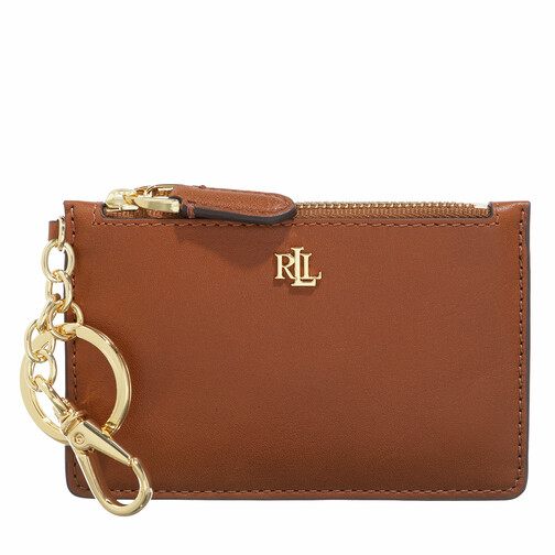 Lauren Ralph Lauren Zip Card Cas Card Case Small Lauren Tan Porte