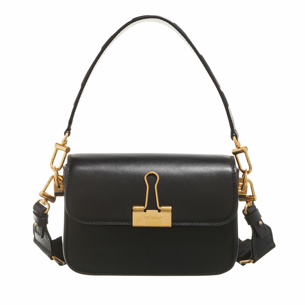 OffWhite Plain Binder S Shoulder White Crossbody Bag