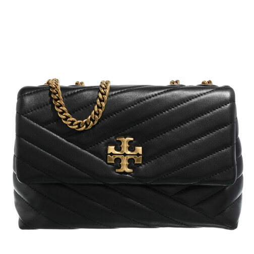 Tory Burch Kira Chevron Small Convertible Shoulder Bag Black