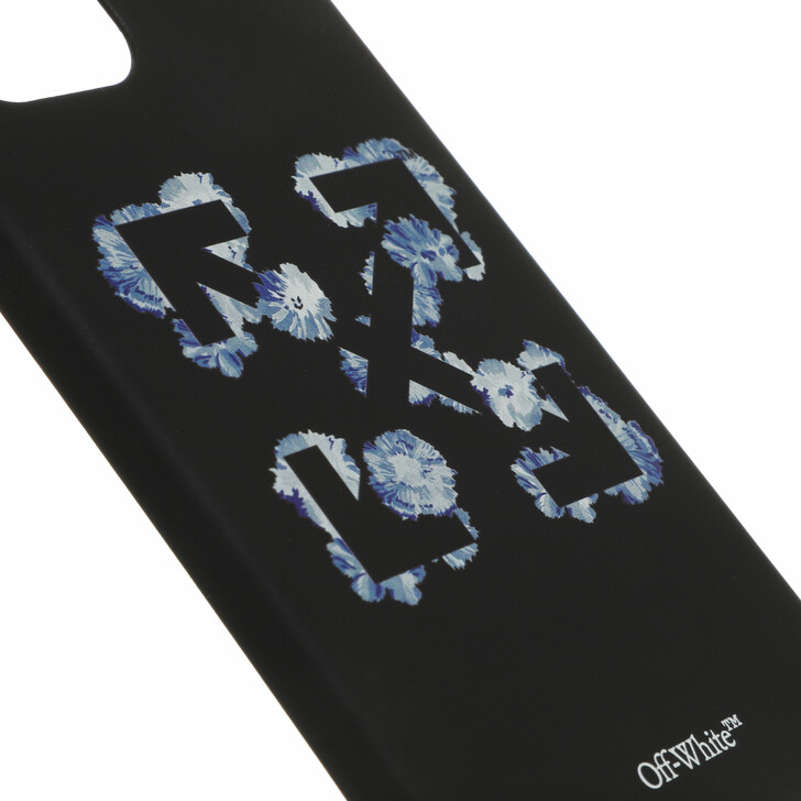 Off White Floral Arrows Iphone 12 Black Blue Phone Sleeve Fashionette