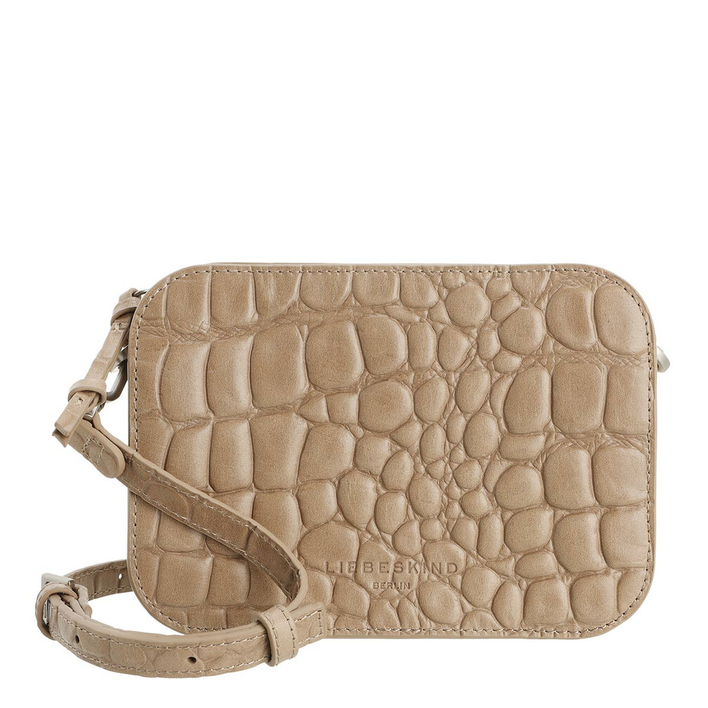 Liebeskind Damen Francis Pendant Taschenanhänger – Leder Mit Fransen, Schwarz