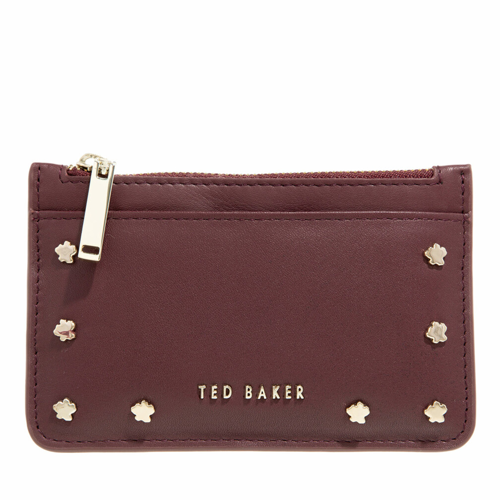 Ted Baker Pariys Magnolia Stud Zipped Card Holder Pink Card Case