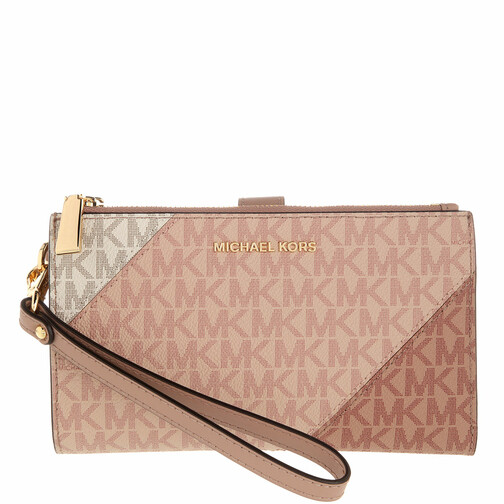 Michael Kors Adele Double Zip Wristlet Ballet Multi Handväska med